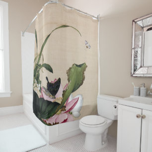 Lotus and Arrowhead Fine Art Shower Curtain