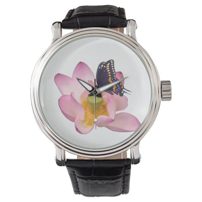 Lotus and butterfly watch (Front)