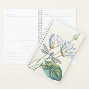 Lotus and dragonfly planner