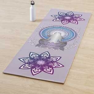 Lotus and Mandala Yoga Mat
