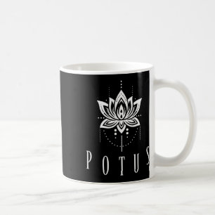 Lotus And Pearls Kamala Harris For Us President Coffee Mug