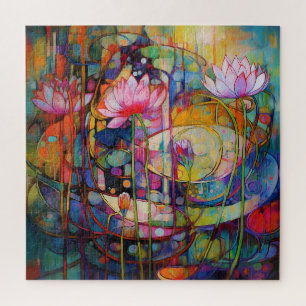 Lotus and Water Lillies Puzzle