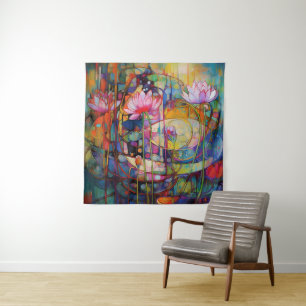 Lotus and Water Lillies Tapestry