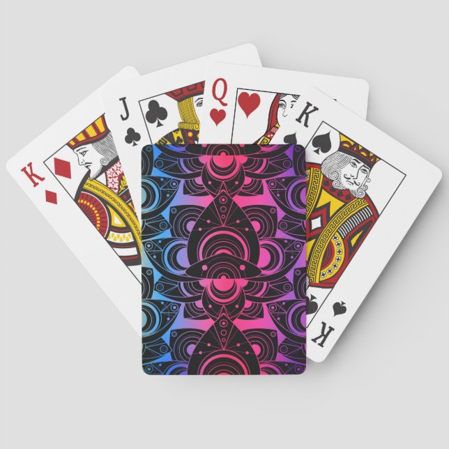 Lotus Art Playing Cards (Back)