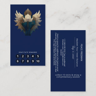 LOTUS ASCENDANT l WINGED LOTUS Business Card