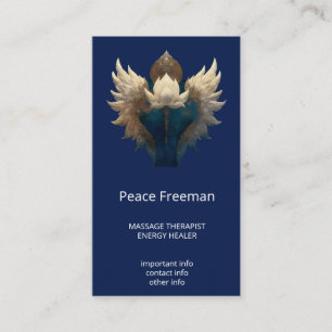 LOTUS ASCENDANT l WINGED LOTUS Business Card
