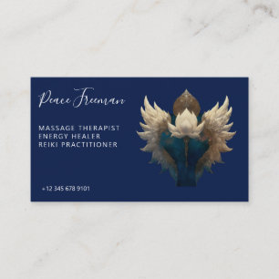 LOTUS ASCENDANT l WINGED LOTUS Business Card