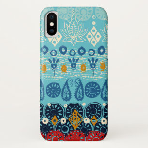 lotus block blue iPhone x case