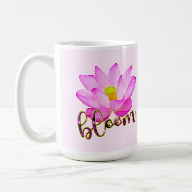 lotus bloom coffee mug (Left)