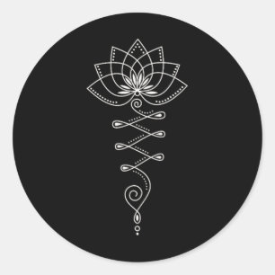Lotus, Blossom, Flower, Yoga, Symbol, Buddhism, Me Classic Round Sticker