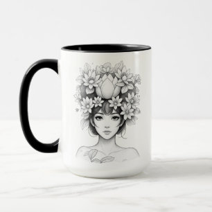 Lotus Blossom Maiden Mug