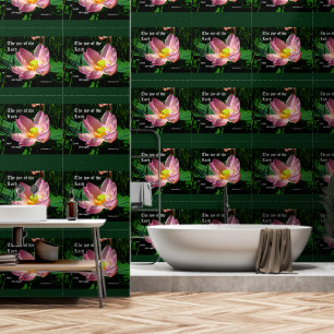 Lotus Blossom Nehemiah 8:10 Wallpaper