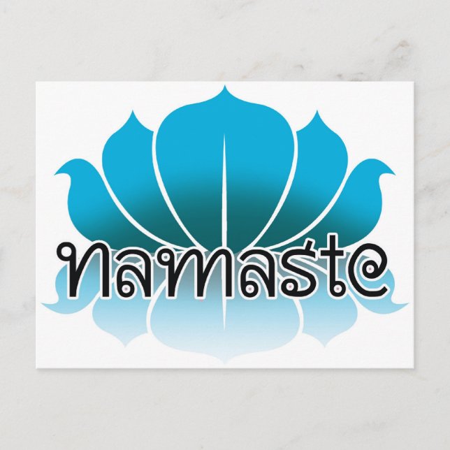 Lotus Blue Postcard (Front)