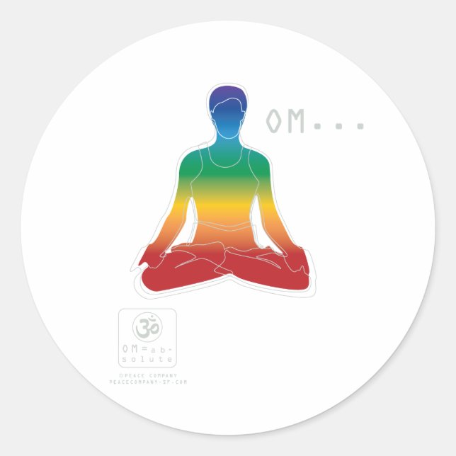 Lotus Chakras Sticker (Front)