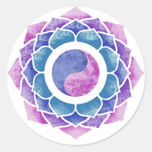 Lotus Classic Round Sticker