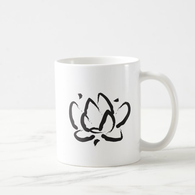 Lotus Coffee Mug (Right)
