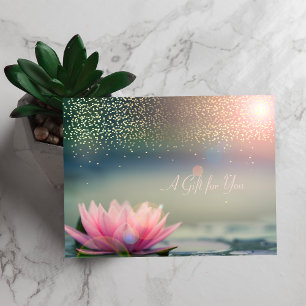 Lotus,Confetti,Spa,Massage Nature Discount Card