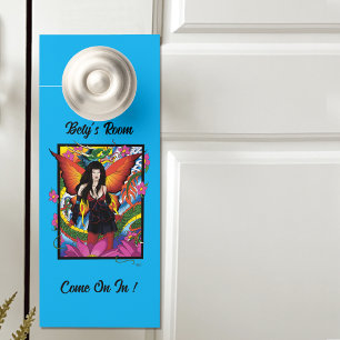 Lotus Fairy Chinese Water Dragon Door Hanger