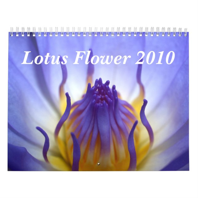 Lotus Flower 2010 Calendar (Cover)