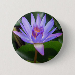 Lotus Flower 6 Cm Round Badge
