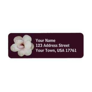 Lotus Flower Address Labels