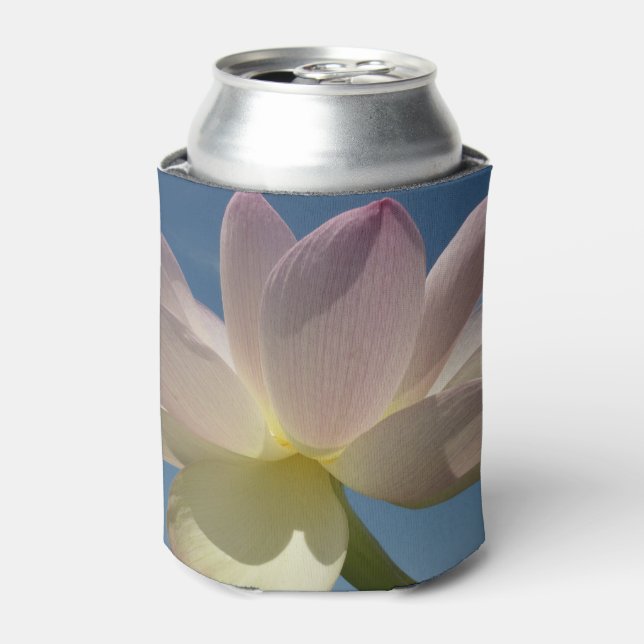 Lotus Flower and Blue Sky II Can Cooler (Can Front)