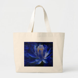 Lotus flower and its meaning large tote bag