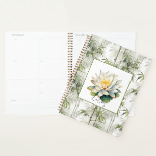 Lotus Flower Bamboo Planner