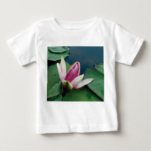 Lotus Flower Blossom Baby Jersey T-Shirt, White Baby T-Shirt