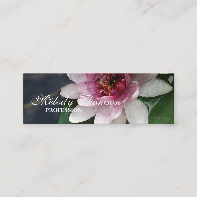 Lotus Flower Blossom  Business Cards (Front)