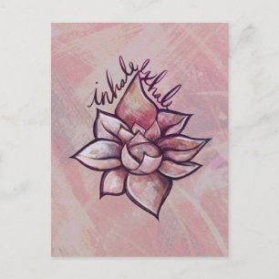 Lotus Flower Blossom Lotus Flowers Blossoms Postcard