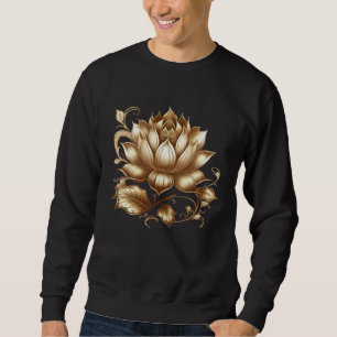 Lotus flower Buddhism spiritual symbol yoga namast Sweatshirt
