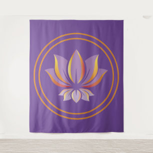 Lotus Flower Buddhism Zen Spirituality  Tapestry