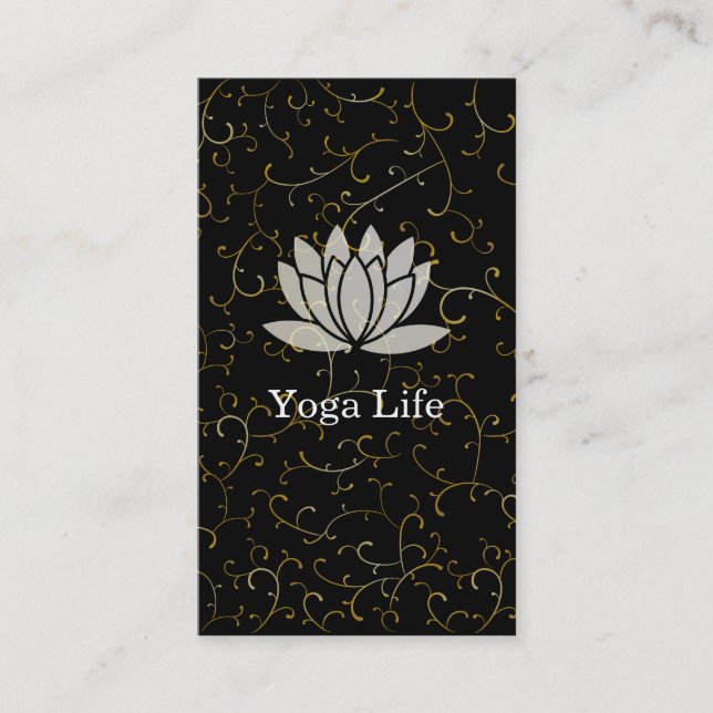 Lotus Flower Business Card (Front)