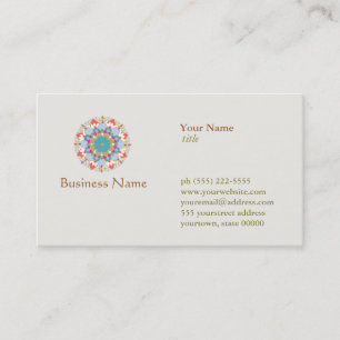 Lotus Flower Business Card