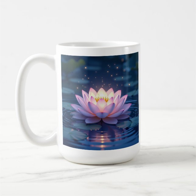 Lotus Flower Coffee Mug (Left)