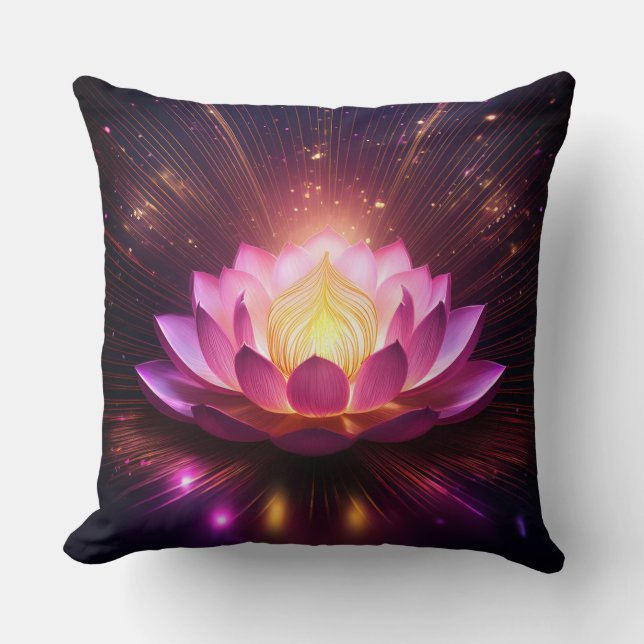 Lotus flower cushion (Front)
