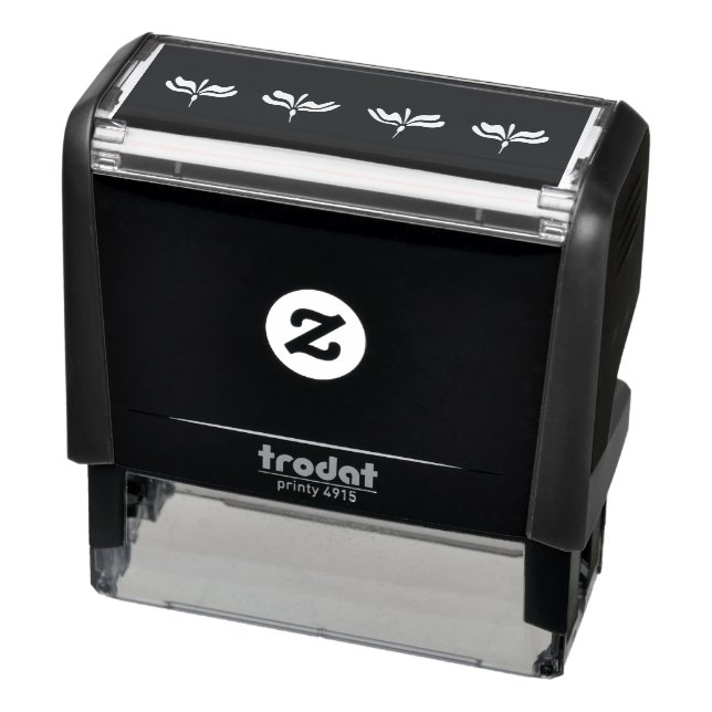 Lotus Flower Design Your Own   Self-inking Stamp (Product)