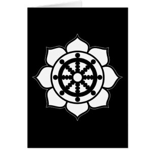 Lotus Flower Dharma Wheel