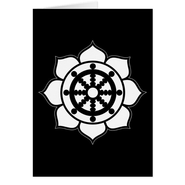 Lotus Flower Dharma Wheel (Front)