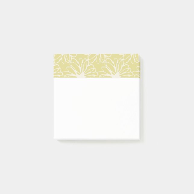 Lotus Flower Green Post-it Note (Front)