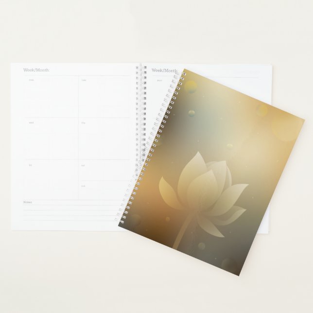 Lotus Flower Hardcover Daily Planner (Display)