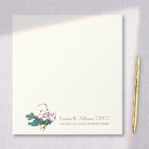 Lotus Flower Holistic Health Counsellor Notepad