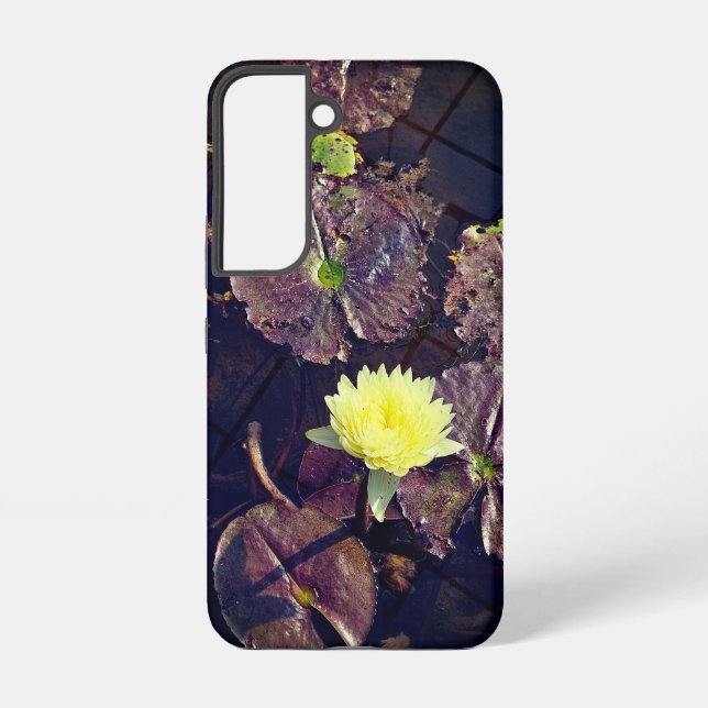  lotus flower in autumn samsung galaxy s22 case (Back)
