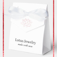 Lotus flower jewellery jeweller logo branding bran