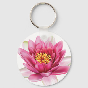 Lotus Flower Key Ring