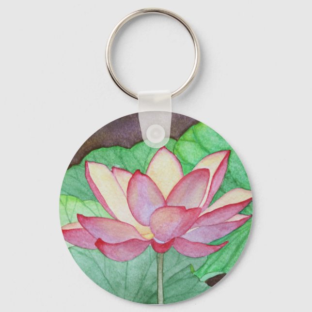 Lotus Flower Keychain (Front)