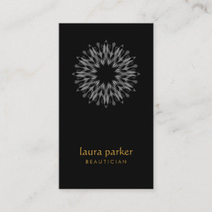 Lotus Flower Logo Healing Therapy Yoga Holistic Business Card