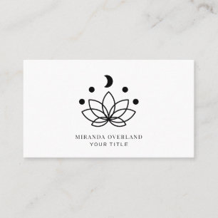 Lotus Flower Moon Business Card