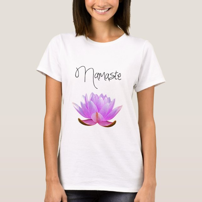 Lotus Flower Namaste T-Shirts (Front)